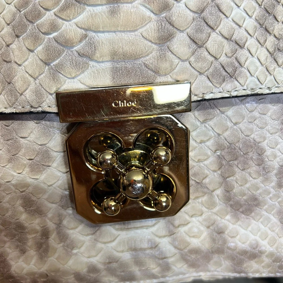 Chloe Python Elsie Bag with Original Authenticity Card and Dust Bag - Picture 7 of 7